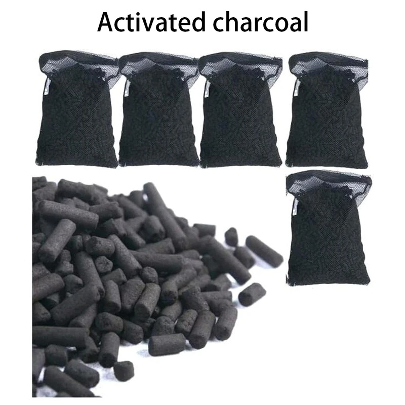 Activated Carbon Air Filter Canister - เม็ดถ่านกัมมันต์คุณภาพสูงสำหรับกรองน้ำในตู้ปลา บ่อปลาคาร์ป กรองแบบถัง กรองสำหรับตู้ปลาทะเล กรองอากาศ และเครื่องปรับอากาศ