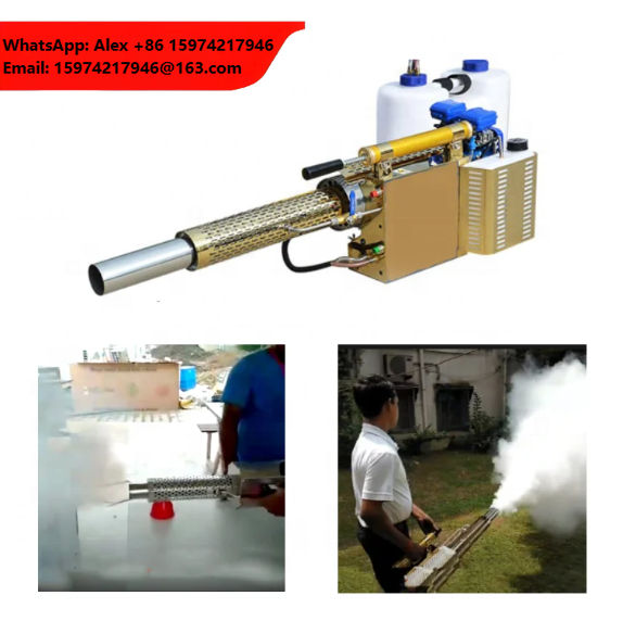 Fogger Machine Thermal Disinfection - เครื่องพ่นหมอกควันฆ่าเชื้อแบบพกพา ใช้ได้ทั้ง OEM และ ODM ใช้สารละลายบนพื้นฐานน้ำมัน