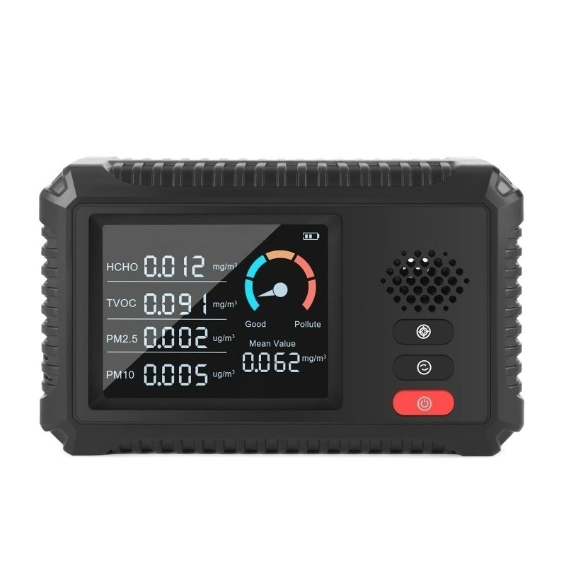 Air Quality Monitor Co2 Pm2.5 Tvoc - เครื่องตรวจวัดคุณภาพอากาศอเนกประสงค์ ตรวจวัดฟอร์มาลดีไฮด์ TVOC CO2 PM2.5 สำหรับการทดสอบสภาพแวดล้อมภายในบ้าน