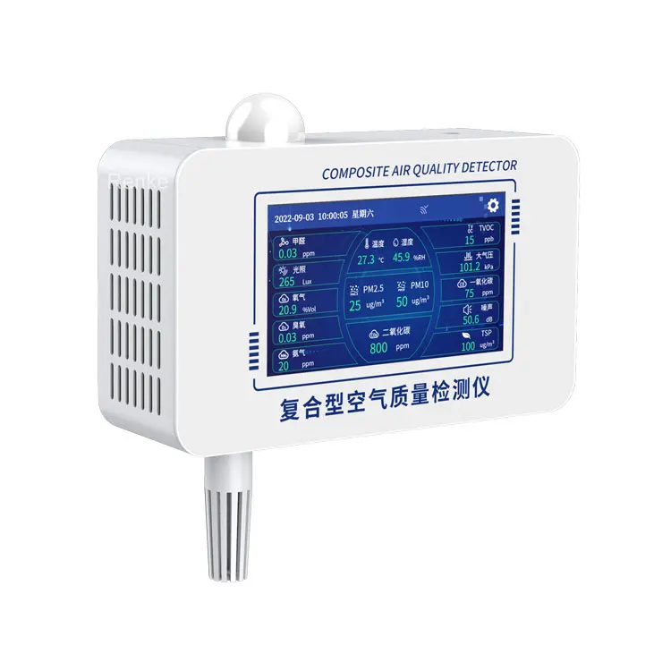 111 การวัดคุณภาพอากาศ หลายปัจจ - Air Quality Monitor Co2 Pm2.5 Tvoc บทวิจารณ์และราคา