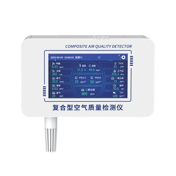 111 การวัดคุณภาพอากาศ หลายปัจจ - Air Quality Monitor Co2 Pm2.5 Tvoc บทวิจารณ์และราคา