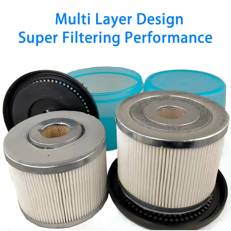 2ชิ้นคอมโพสิตถ่านกัมมันต์ BOX  - Activated Carbon Air Filter Canister บทวิจารณ์และราคา