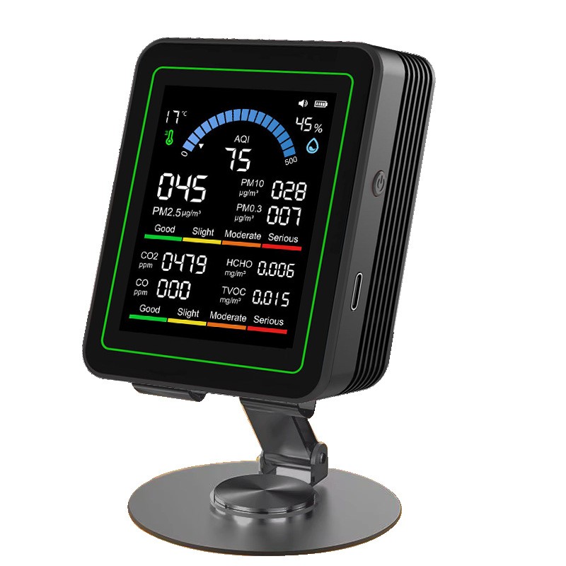 RCXAZ เครื่องวัดคุณภาพอากาศ 10 - Air Quality Monitor Co2 Pm2.5 Tvoc บทวิจารณ์และราคา