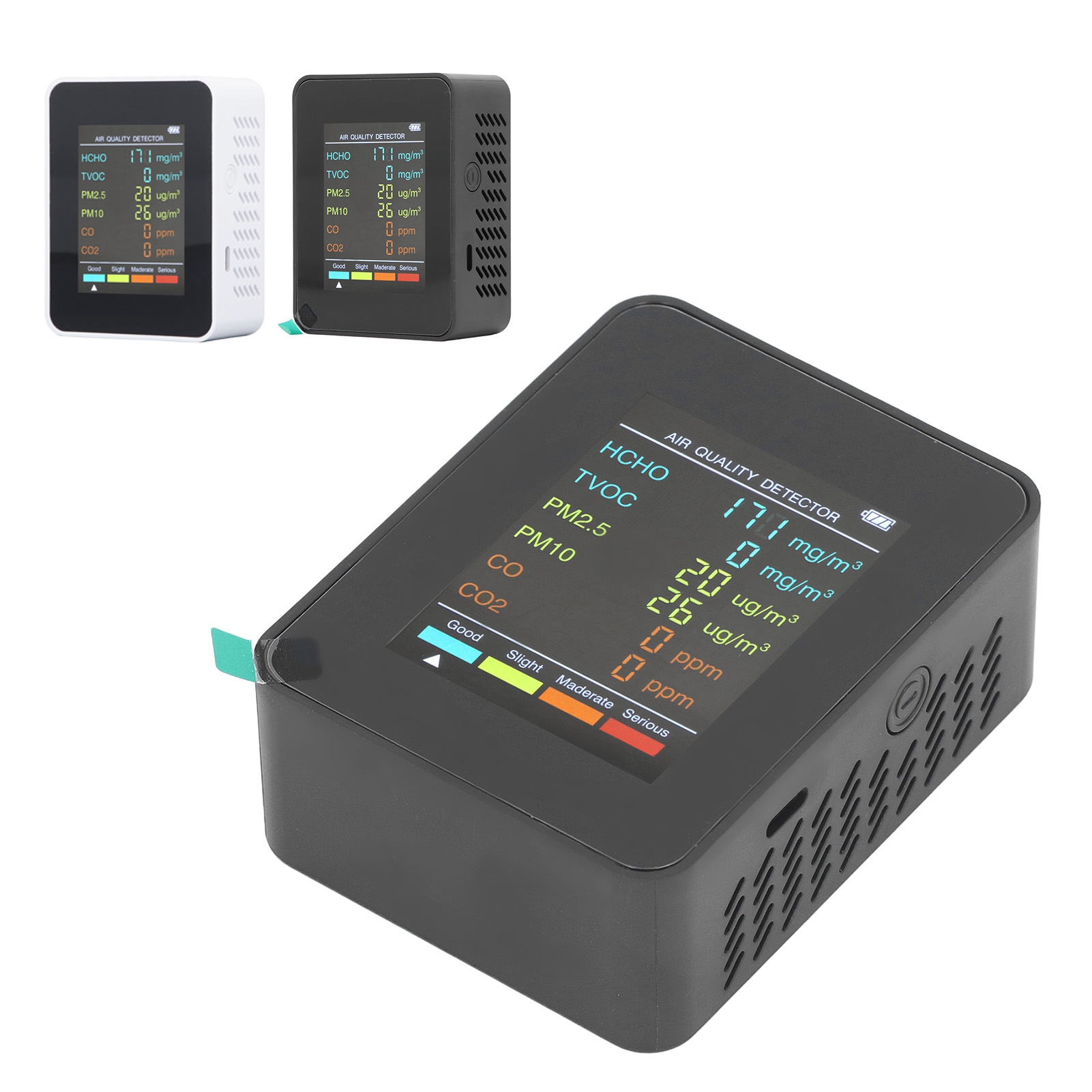 เครื่องวัดคุณภาพอากาศแบบพกพา ห - Air Quality Monitor Co2 Pm2.5 Tvoc บทวิจารณ์และราคา