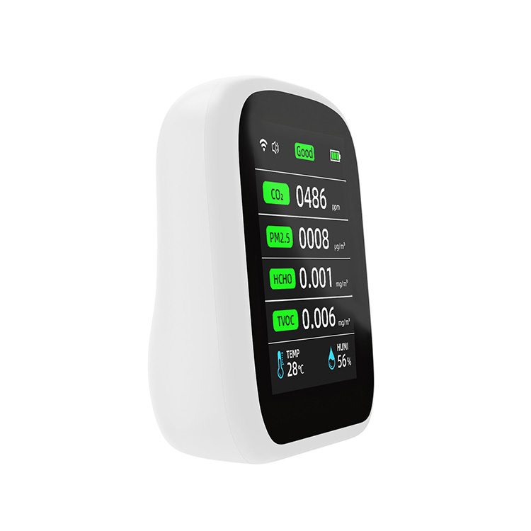 เครื่องตรวจวัดคุณภาพอากาศ 8 in - Air Quality Monitor Co2 Pm2.5 Tvoc บทวิจารณ์และราคา