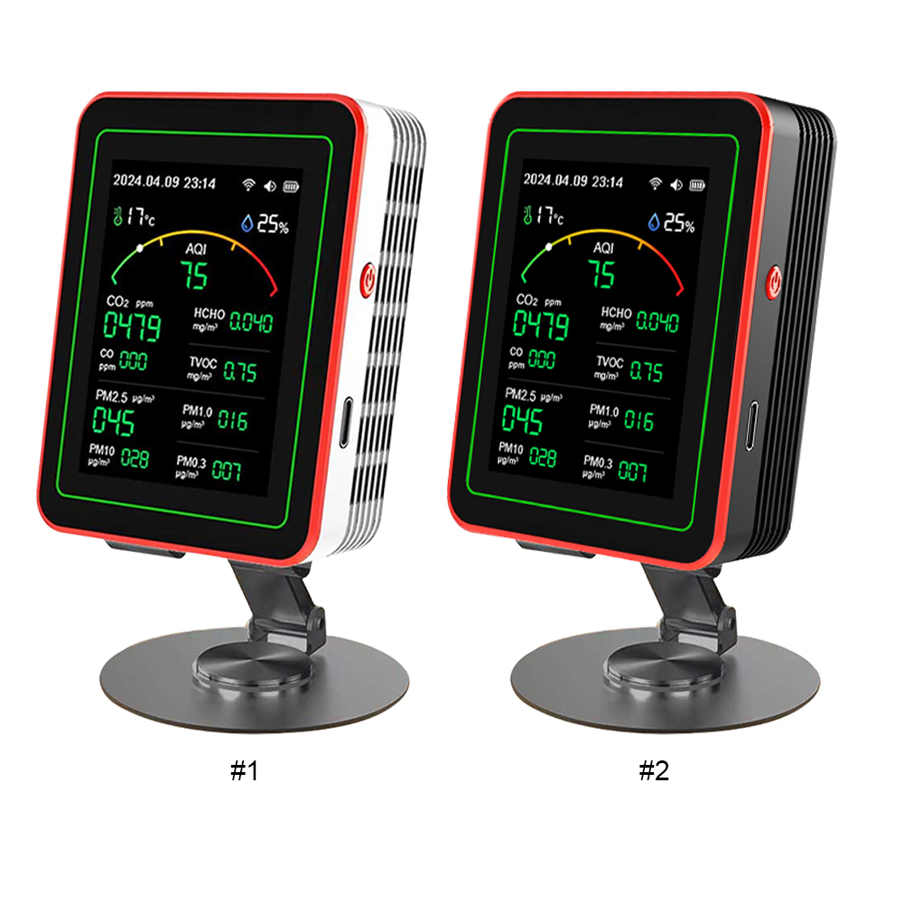 เครื่องตรวจสอบคุณภาพอากาศ 15 i - Air Quality Monitor Co2 Pm2.5 Tvoc บทวิจารณ์และราคา