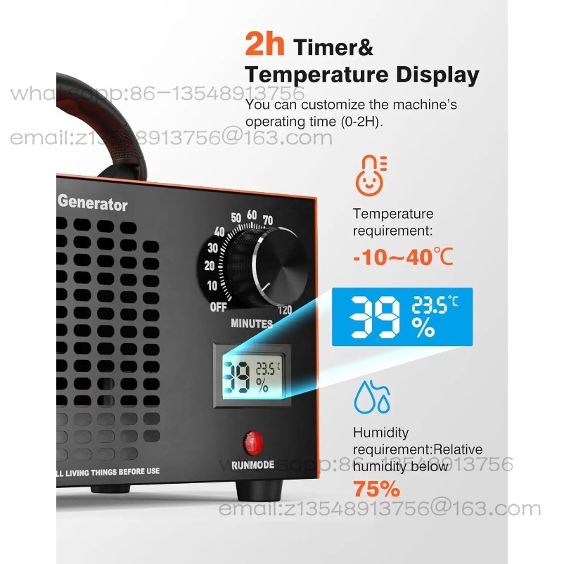 เครื่องกำเนิดโอโซน 60000 มก./ช - Industrial Ozone Machine Air Purifier บทวิจารณ์และราคา