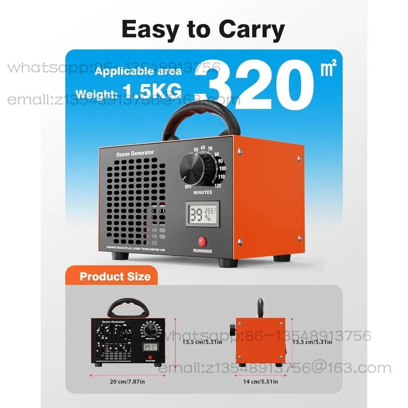 เครื่องกำเนิดโอโซน 60000 มก./ช - Industrial Ozone Machine Air Purifier บทวิจารณ์และราคา
