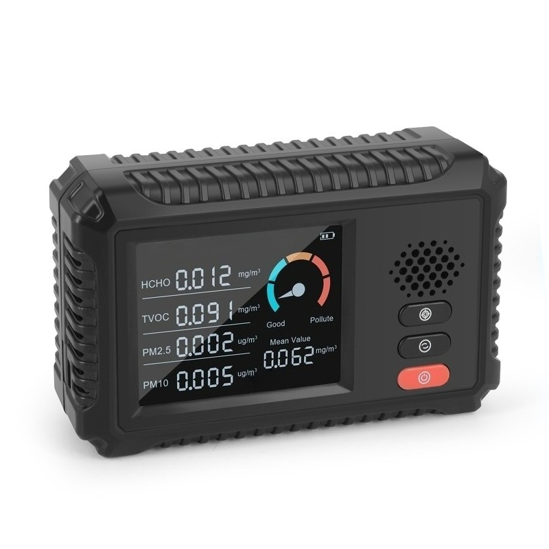 เครื่องตรวจวัดคุณภาพอากาศอเนกป - Air Quality Monitor Co2 Pm2.5 Tvoc บทวิจารณ์และราคา